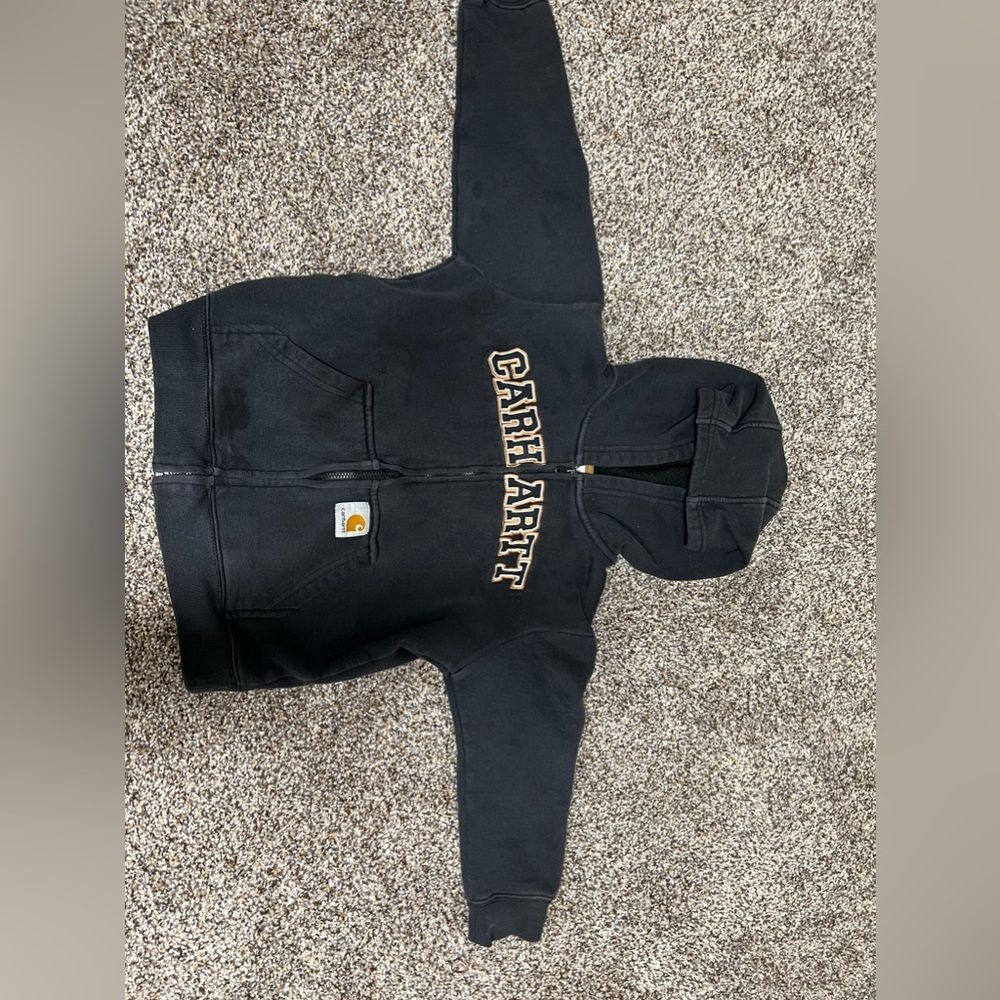 Kids Carharrt zip up hoodie
